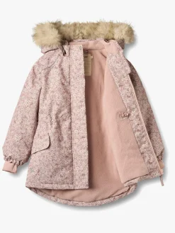 Børn Wheat Vintertøj-Mathilde Vinterjakke, Rose Dust Flowers