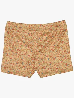 Uv & Strand|Wheat Niki Badeshorts, Small Porcelain Flowers