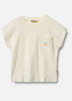 Børn Wheat Overdele-Signe T-shirt, Ivory