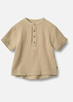 Overdele|Wheat Svend  Kortærmet Trøje, Soft sand