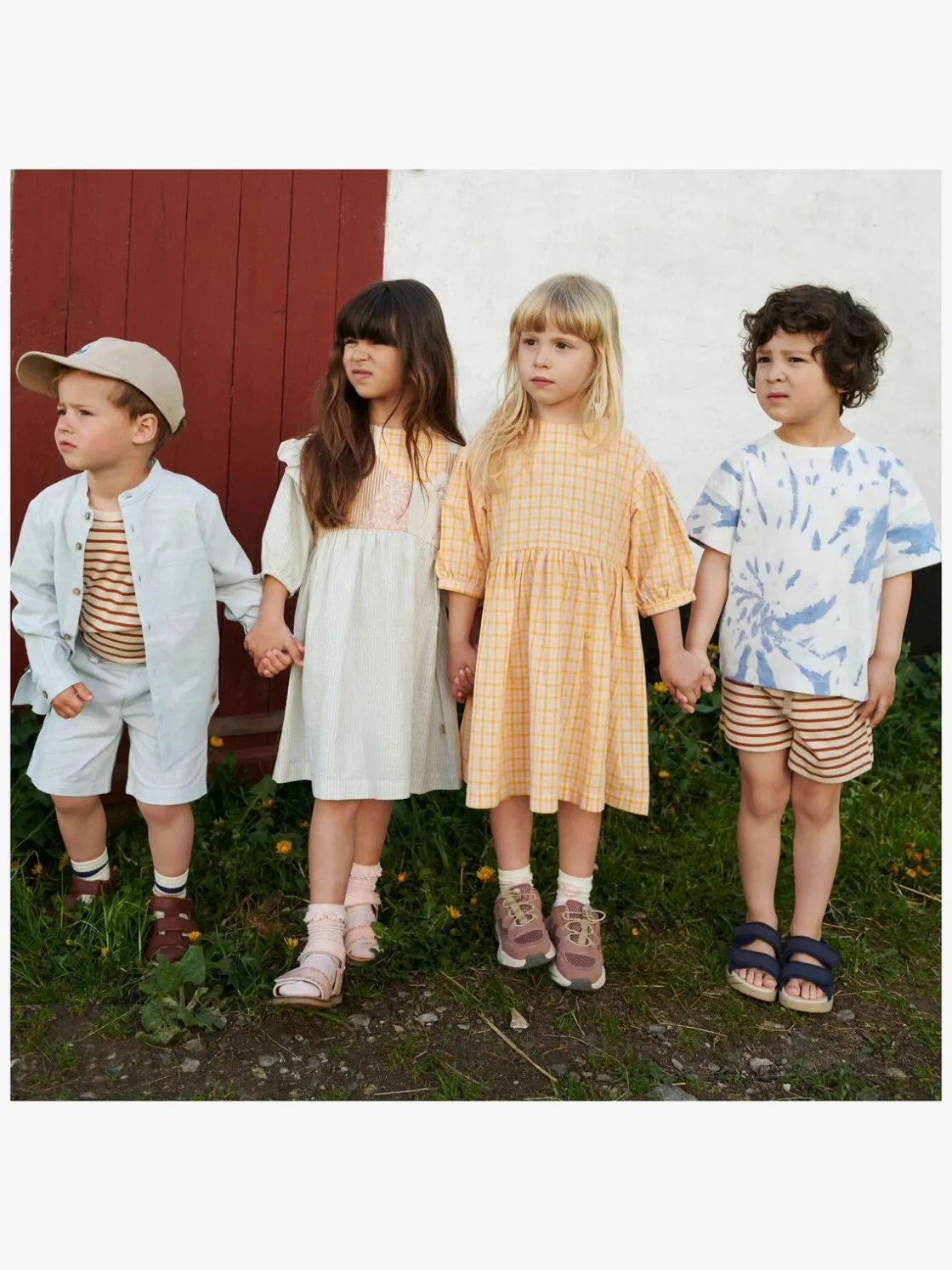 Overdele|Wheat Tommy T-shirt, Blue Tie Dye