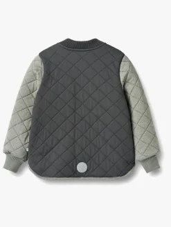 Børn Wheat Vintertøj-Wulf Termojakke, Thunder Melange