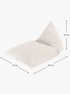 Børnemøbler|Wigiwama Big Lounger Sækkestol, Marshmallow