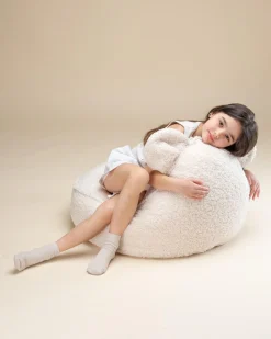 Børnemøbler|Wigiwama Bjørn Sækkestol, Cream White