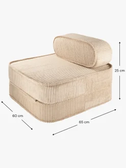 Børn Wigiwama Børnemøbler-Flip Foldbar Stol 150x60 cm, Brown Sugar