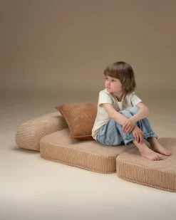 Børn Wigiwama Børnemøbler-Flip Foldbar Stol 150x60 cm, Brown Sugar