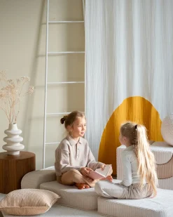 Børn Wigiwama Børnemøbler-Flip Foldbar Stol 150x60 cm, Marshmallow