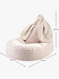 Børnemøbler|Wigiwama Kanin Sækkestol, Dusty Beige