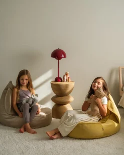 Børnemøbler|Wigiwama Kanin Sækkestol, Dusty Beige