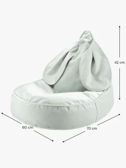 Børnemøbler|Wigiwama Kanin Sækkestol, Misty Green