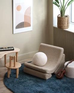 Børnemøbler|Wigiwama Måne Lænestol, Biscuit