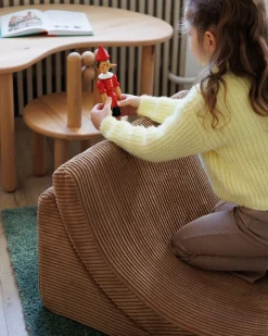 Børn Wigiwama Børnemøbler-Måne Lænestol, Toffee