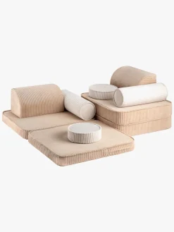 Børn Wigiwama Børnemøbler-Play Bygbar Sofa 272x156 cm, Brown Sugar