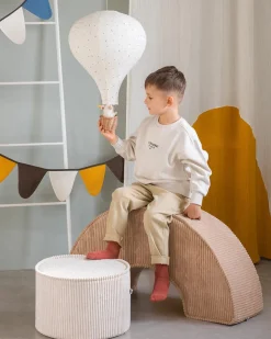 Børnemøbler|Wigiwama Puf Sæt, Brown Sugar