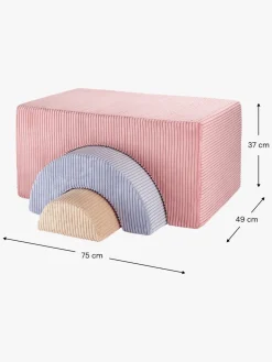 Børnemøbler|Wigiwama Rainbow Legesæt, Pink Mousse
