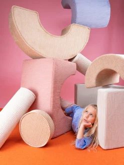 Børnemøbler|Wigiwama Rainbow Legesæt, Pink Mousse