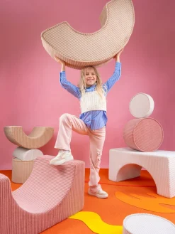 Børnemøbler|Wigiwama Rainbow Legesæt, Pink Mousse