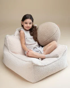 Børnemøbler|Wigiwama Sækkestol, Cream White
