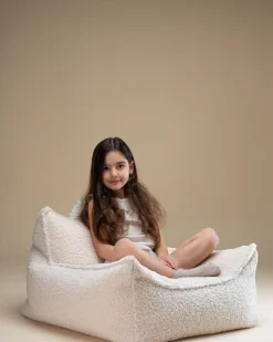 Børnemøbler|Wigiwama Sækkestol, Cream White