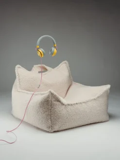 Børnemøbler|Wigiwama Sækkestol, Cream White