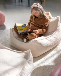 Børnemøbler|Wigiwama Sækkestol, Cream White