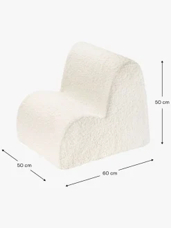 Børnemøbler|Wigiwama Sky Lænestol, Cream White