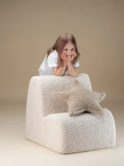 Børnemøbler|Wigiwama Sky Lænestol, Cream White