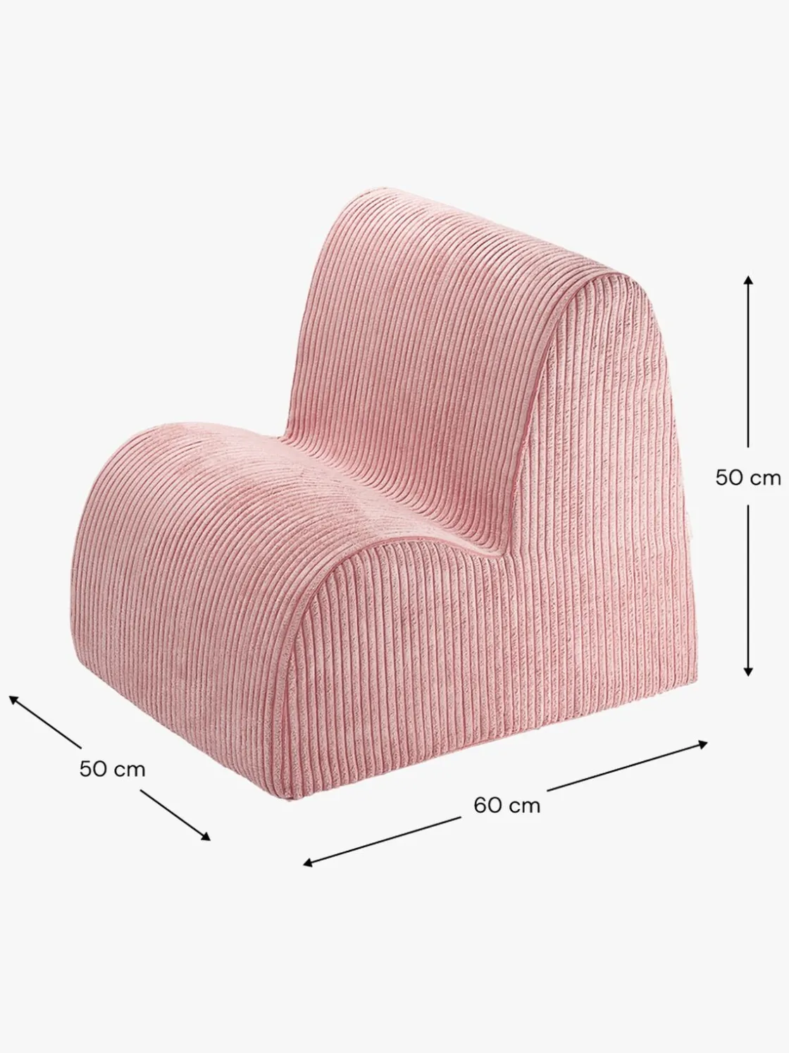 Børnemøbler|Wigiwama Sky Lænestol, Pink Mousse