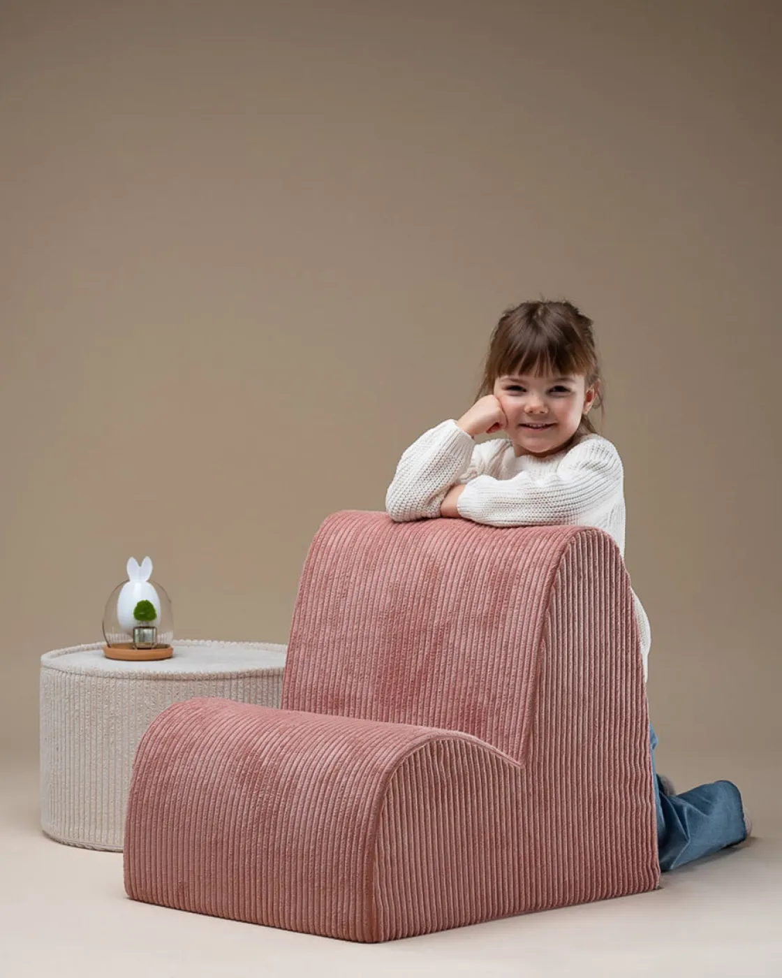 Børnemøbler|Wigiwama Sky Lænestol, Pink Mousse