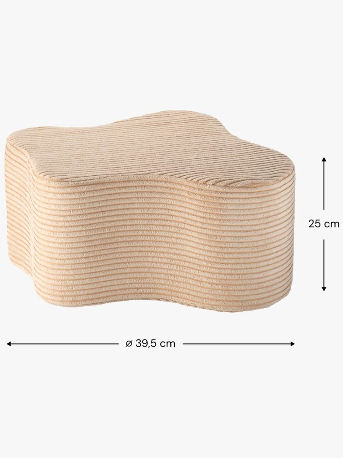 Børnemøbler|Wigiwama Sky Puf, Brown Sugar