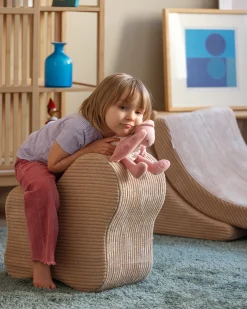 Børnemøbler|Wigiwama Sky Puf, Brown Sugar