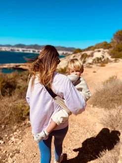Bæreseler, Strækvikler & Bærestole|Wildride Bæresele, Sand Linen Beige