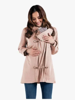 Tøj Til Mor|Wombat Numbat GO Graviditets- og Bærejakke, Lyserød