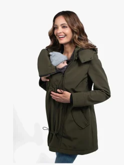 Tøj Til Mor|Wombat Softshell Bærejakke, Green Grøn