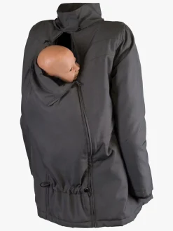 Tøj Til Mor|Wombat Wallaby Bærejakke, Grey/Black Grå/Sort