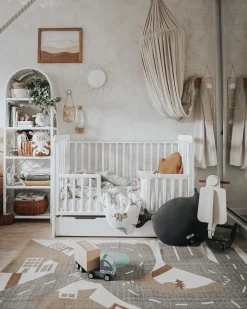 Børnesenge & Tilbehør|Woodies Classic Tremmeseng, Hvid