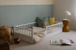 Børnesenge & Tilbehør|Woodies Monty Junior-/Montessori-seng, Hvid