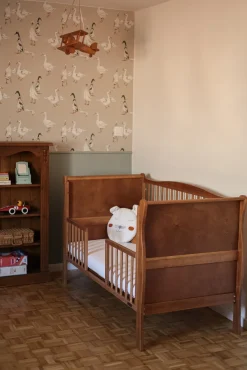 Børn Woodies Børnesenge & Tilbehør-Noble Juniorlangside Tremmeseng, Vintage