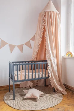 Børnesenge & Tilbehør|Woodies Stardust Tremmeseng, Antracitgrå