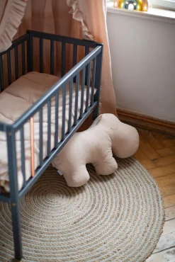 Børnesenge & Tilbehør|Woodies Stardust Tremmeseng, Antracitgrå