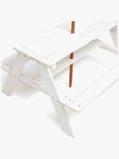 Woodlii Udemøbler-Picnicbord m. Parasol,