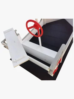 Woodlii Udeleg-Sandkasse i Træ Båd, Hvid