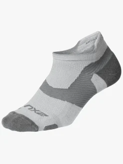 2XU Tøj Til Mor-Vectr Merino Light Cushion No Show Strømper, Grå