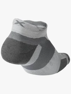 2XU Tøj Til Mor-Vectr Merino Light Cushion No Show Strømper, Grå