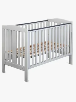 Børn YappyKids Børnesenge & Tilbehør-Yappy Kids Tremmeseng Dropside, Grå