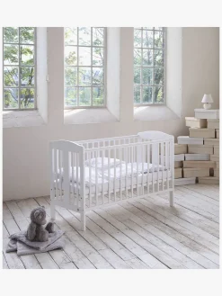 Børnesenge & Tilbehør|YappyKids Yappy Kids Tremmeseng Dropside, Hvid