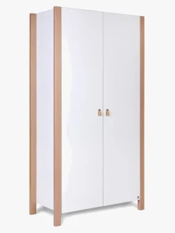 Børn YappyKids Børnemøbler-Yappy Kids Étude Garderobe, Hvid/Bøg