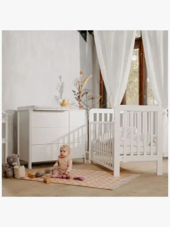 Børn YappyKids Børnesenge & Tilbehør-Yappy Kids YappyLull Tremmeseng, Hvid