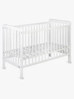 Børn YappyKids Børnesenge & Tilbehør-Yappy Kids YappyUno Cot Tremmeseng, White