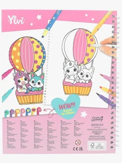 YlviAndtheMinimoomis Kreativt Legetøj-Ylvi Malebog med Tusser